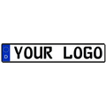 Promotional Custom Embossed Aluminum European License Plate